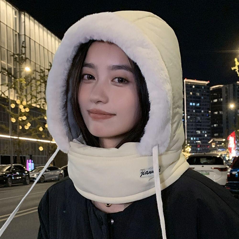 Windproof Warm Hat Warm Ear Protection Hat Cycling Cap Pullover Cap  Outdoor