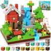 Magnetic Building Blocks Mine World Magnetic Forest House Brick Cube Toys Set STEM Sensory 2025 Best Gift for 3+ Boy Girl Kid