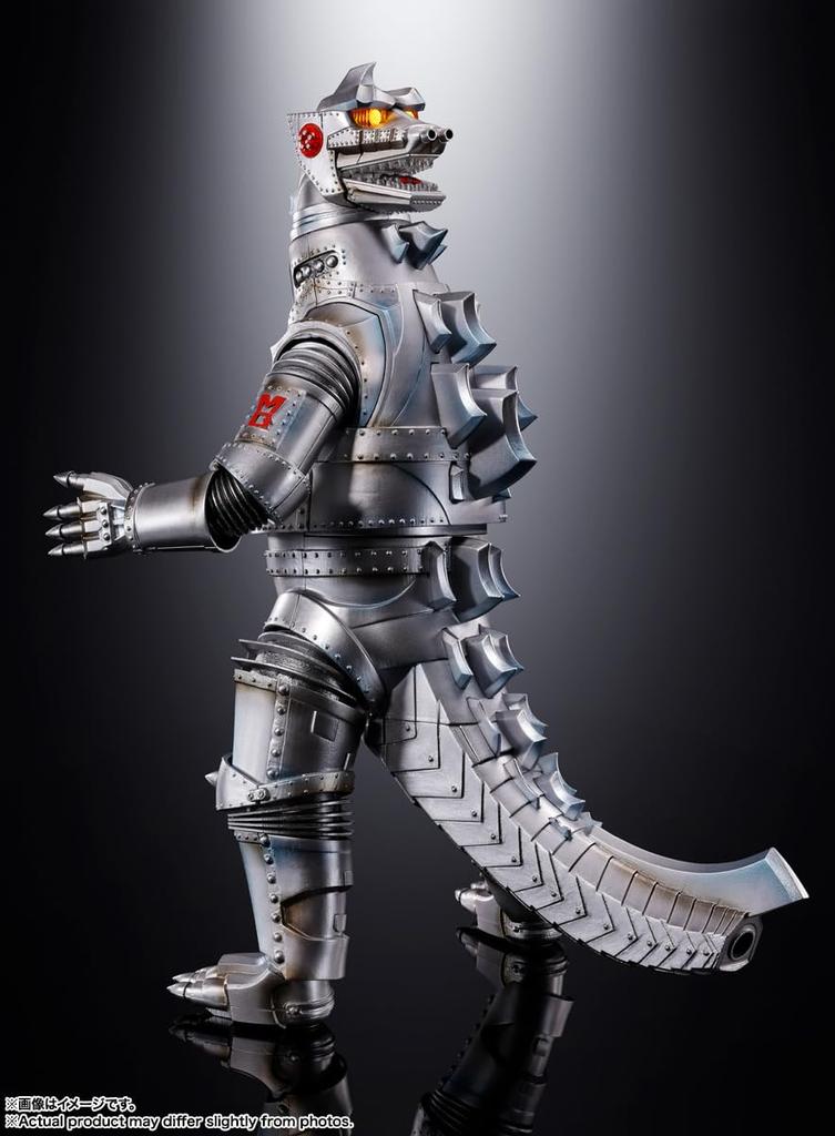 TAMASHII NATIONS DX Soul of Chogokin Godzilla Mechagodzilla 1974 Approximately ABS POM Painted Action Figure Vs. Mechagodzilla, 270mm, & & Die-cast