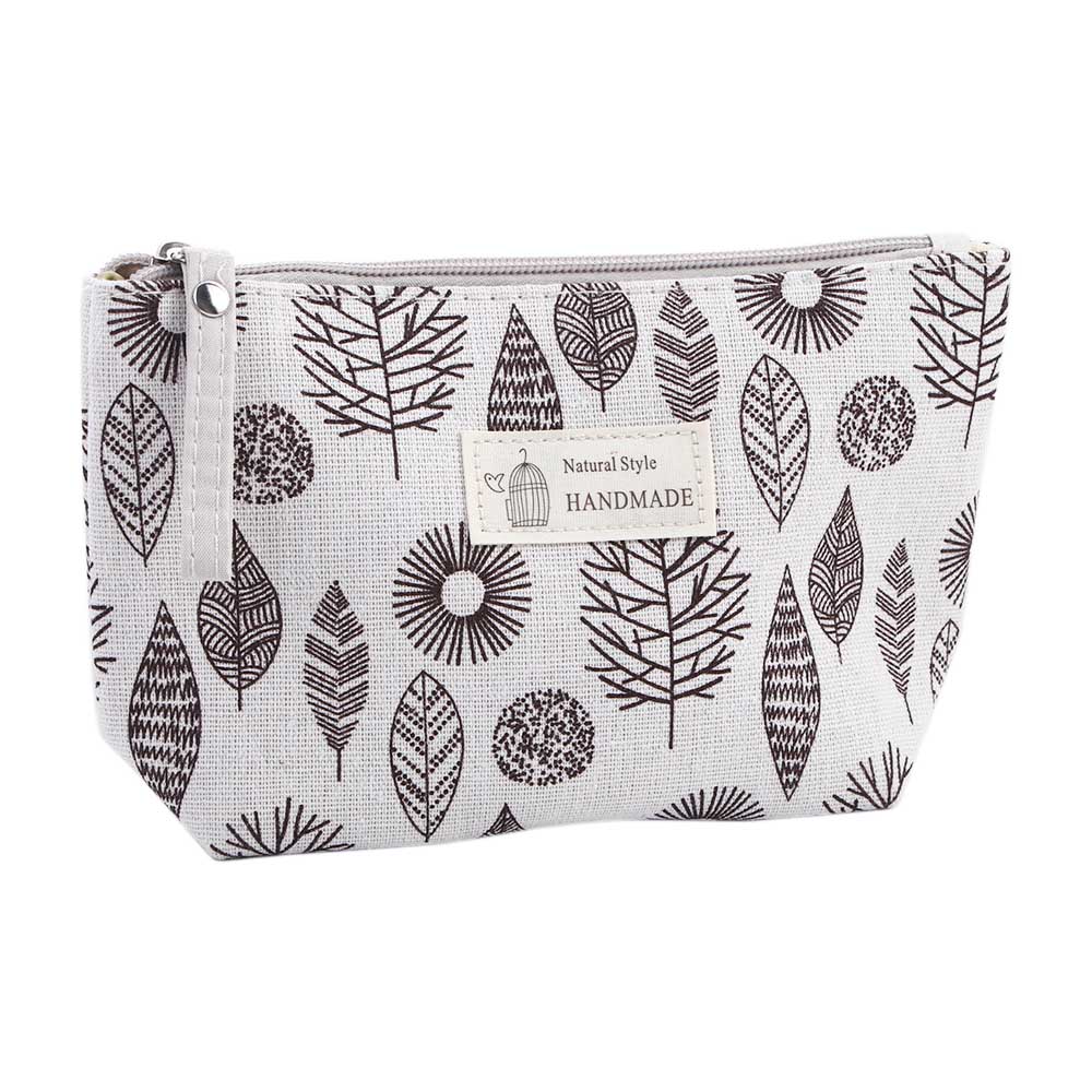 Cosmetic Bags Portable Canvas Animal Pattern Wash Pouch Multi-function Item Storage Bags