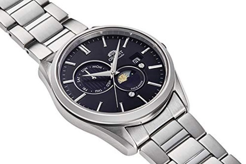 ORIENT Sun and Moon Automatic Watch Mechanical Automatic Domestic Manufacturer Warranty Contemporary Black [ORIENT] SUN&MOON RN-AK0302B Men's