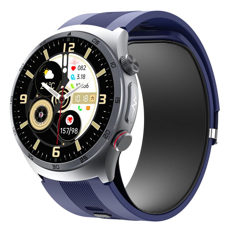 SACOSDING Smart Watch Men Air Pump Sphygmomanometer ECG Blood Pressure Voicebroadcast Airbag Wristband Health Monitoring Smartwatch