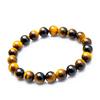 High Quality Luck with Money and Eye Stone Power Stone [Kyoto Judo] AAA, Games, Tiger's Eye, Tiger's Bracelet, (8mm, 16)