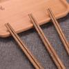 10 пар палочек для еды из натурального палисандра, многоразовые, здоровые китайские деревянные палочки для еды, палочки для суши, посуда, кухонная утварь, новинка