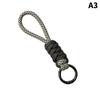 Creative Colorful Braided Lanyard Keychain Anti-Lost Knot Nylon Rope Keyring For Women Men Car Backpack Pendant Accessories Gift