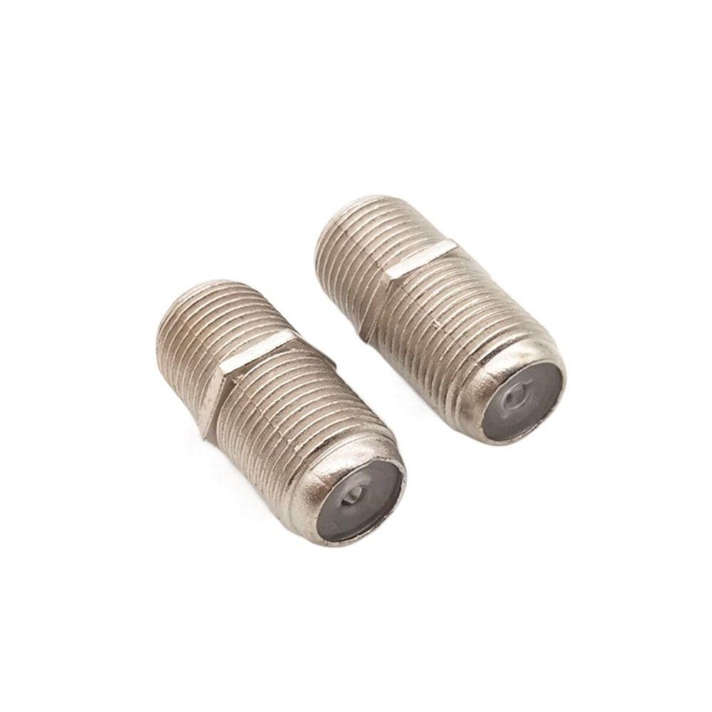 Female To Female F Type Coupler Adapter F Two-way Extension Cable TV Cable Connector