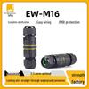 M16 Waterproof 2-Pin Inline Connector for Outdoor Lighting