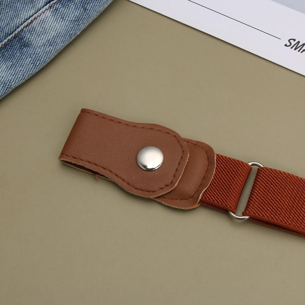 Fashion Boys and Girls Stretch Stretch Canvas Kids belts Waist Belt Buckle-Free Belt