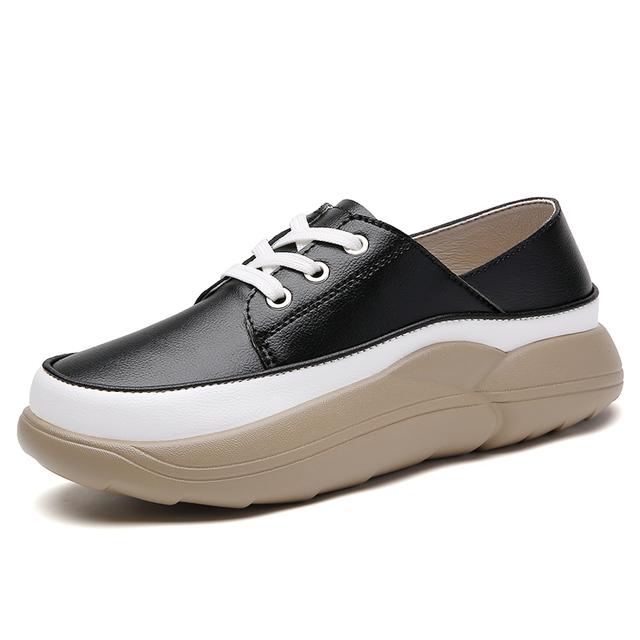 Women Shoes Flats Leather Sneakers Women 2024 Comfortable Female Casual Walking Footwear Fashion Large Size Loafers Shoes Women