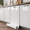 Glossy White Stickers Vinyl Self Adhesive Waterproof Oil Proof Sticker Kitchen Counter Panels Furniture Renovation Wallpaper