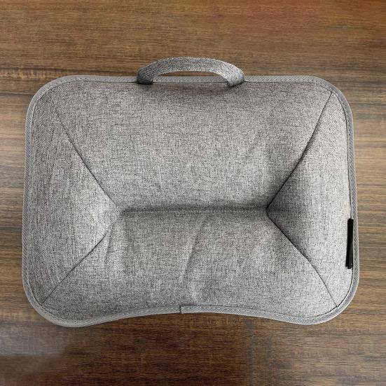 Laptop Lap Desk for 13-15Inch Laptops Portable Folding Laptop Table with Carry Handle Soft Pillow Cushion Multi-functional Lap Desk