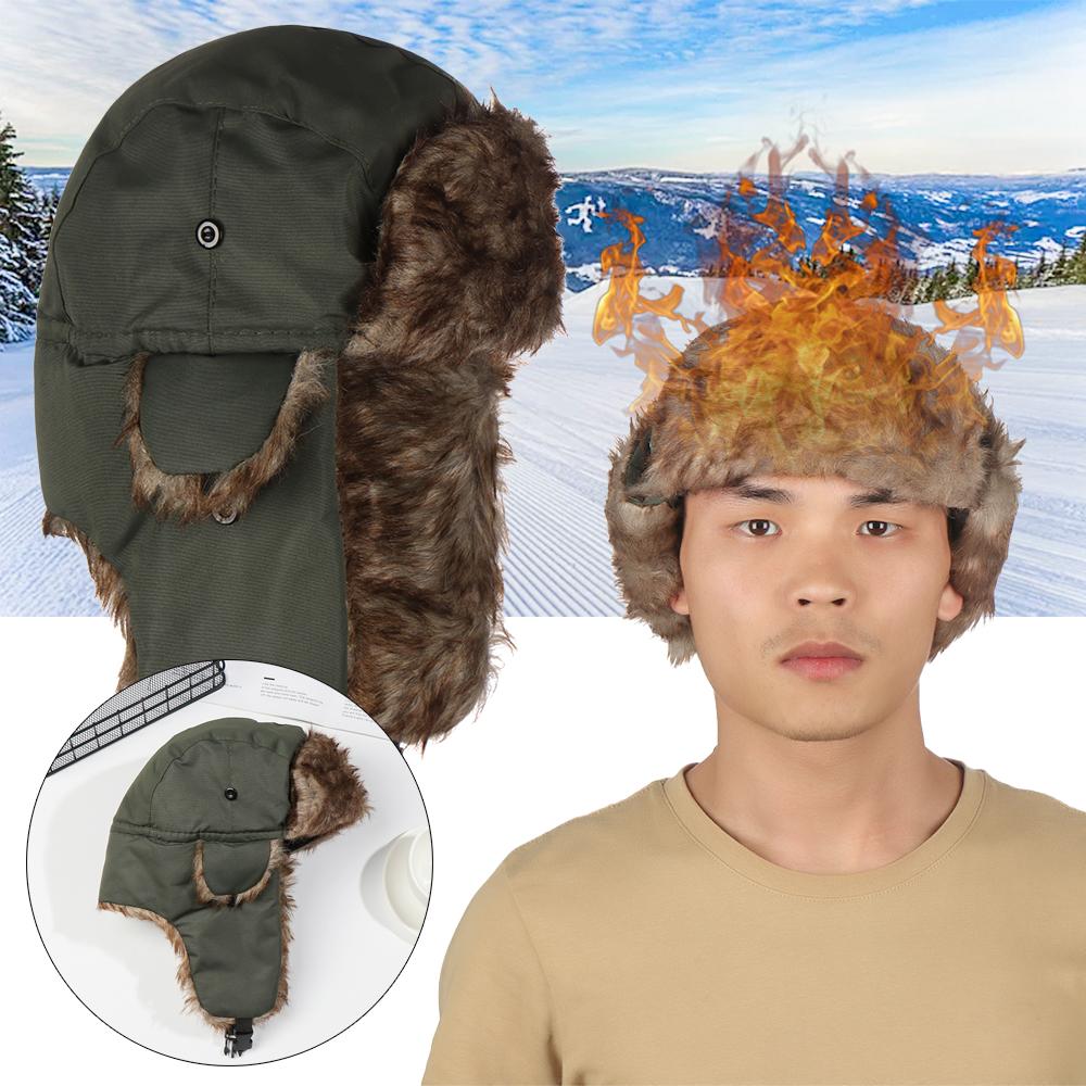 Outdoors Earflap Trapper Ski Hat Winter Hats Winter Cap Russian Ushanka