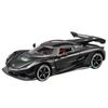 1/24 Scale Koenigsegg Jesko Supercar Racing Series Sound & Light Collectibles Hobby Birthday Gifts Adult Personal Items with Boyfriend Diecast Alloy
