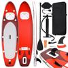 VidaXL Inflatable SUP Board Set Paddleboard Surfboard Paddleboard Outdoor Repair Kit Red 93386