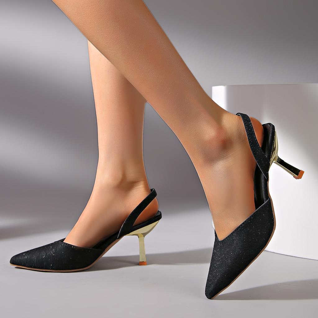 Pointed Toe Women Designer Luxury High Heels Shoes Women Casual Pumps Slip On Elegant High Heels Shoes for Women