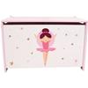 Wooden Toy Box - Ballerina Dancer - FUN HOUSE - H.40 X W.58 X D.36 Cm