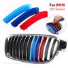 3pcs/Set M Power Car Racing Front Grille Trim Strips For X1 X2 X3 X5 E46 E90 E91 E92 E93 F30 E60 E61 F10 G30 G20 F07 F11 F18 Performance