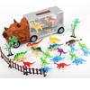 Children's Toy Trailer Container Truck Dinosaur Storage and Transportation Vehicle Combination Set Dinosaur Car Kindergarten Model Toy