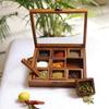 Wooden Spice Box/9 Wooden Masala Box Wooden Utility Masala