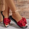 2024 New Women Slippers Summer Fashion Sandals Bow Tie Shoes for Women Flat Casual Beach Slippers Slides Women Zapatos De Mujer