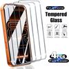 4 Pack HD Clear Screen Protector Tempered Glass Film for Iphone 17/ 17 Pro/ 17 Pro Max/ 17 Air