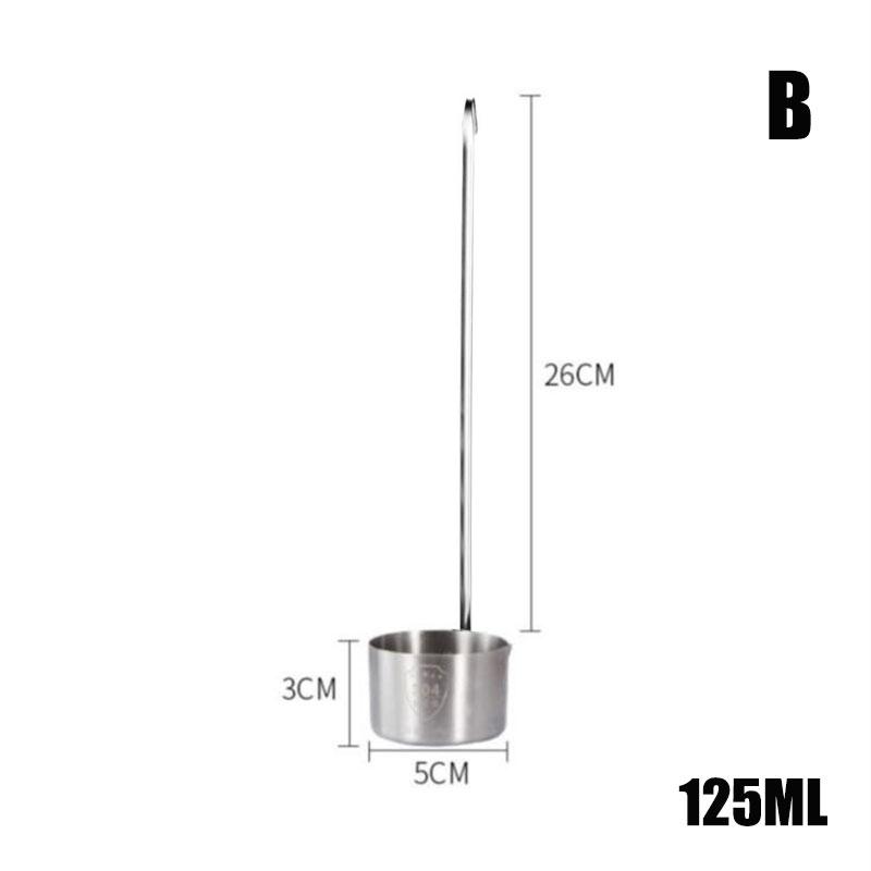 Stainless Steel Wine Spoon Stainless Steel Wine Measuring Device Silver Wine Whisk