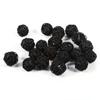 20Pcs Decorative Rattan Balls Ornaments Wedding Christmas Birthday Party Decorations (Black)