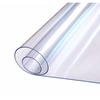 YAHUO PVC Transparent Table Mat, Tablecloth, Vinyl Desk Mat, Table Cover, Width 40-180cm, Thickness 1mm, Multifunctional, Water-Repellent, Heat-Resist