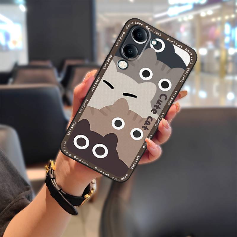Anti-knock Cartoon Phone Case For VIVO Y04 4G/Y29S Graffiti Silicone Dirt-resistant Soft Case Shockproof Full Wrap TPU
