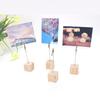 Note Stand Valentine Day Party Decoration DIY Ornament Home Message Clip Creative Wooden Business