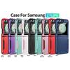 Electroplated Plastic Hard Shell Phone Case for Samsung Galaxy Z Flip 6 5 4 Flip 6 Flip 5 Flip 4 Fall Prevention Shockproof Cover