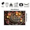 Eid Party Backdrop with Moon Lantern Flowers Motifs Ramadan Mubarak Decorations For Home Eid Al Adha Ramada Party Background