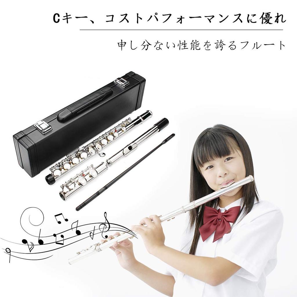 Seika 16-Hole C-Key Nickel Flute Beginner Set