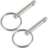 7.8mm Marine Grade 316 Stainless Steel Quick Release Ball Pin For Boat Bimini Top Deck Hinge Marine Hardware Boat Accessories