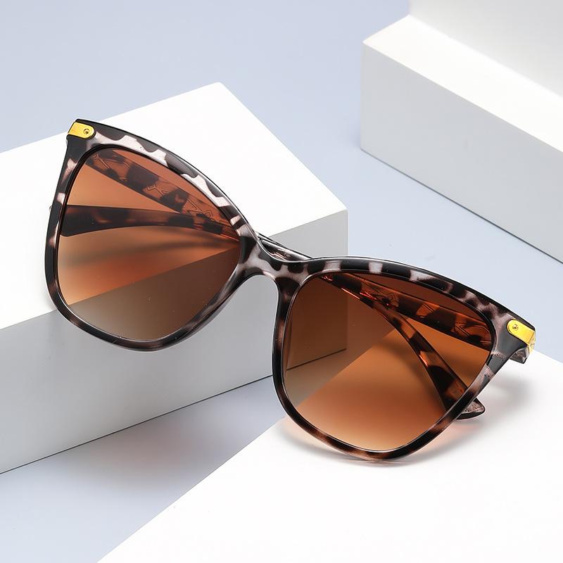 Vintage Cat Eye Sunglasses Woman Brand Designer Retro Mirror Sun Glasses Female Eyewear Fashion Driving Shades Oculos De Sol
