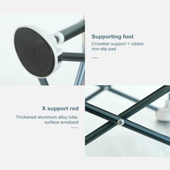 Baby Outdoor Beach Chair with Non-Slip Pads High Stability Strong Load-bearing Portable Compact Folding Chair Kids Infant Dinner Table