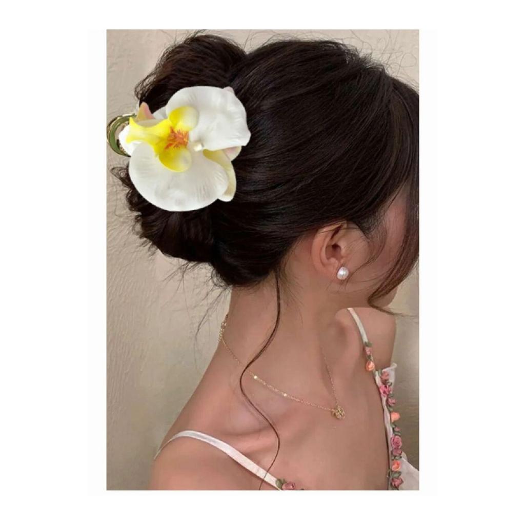 Women's Orchid Flower Aloha Latch Buckle (10cm)