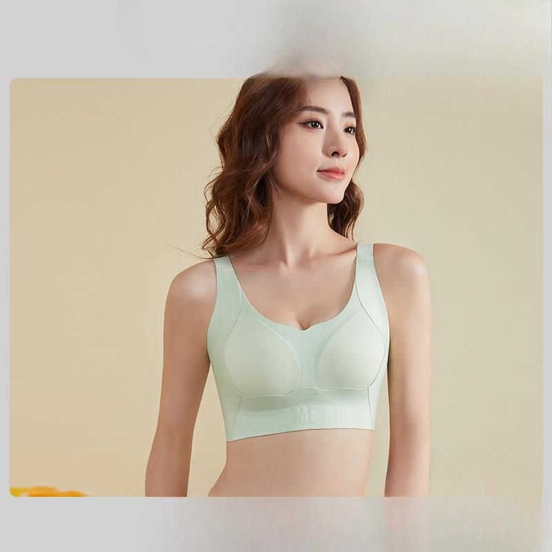 Plus Size Women's Fixed Cup Anti Sagging Breast Retraction To Bring Together Large Breasts To Show Small Maternity Bra