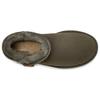 UGG Classic Button Short Flat Snow Boots Women Boots Forest-Green 1016422-FRSN