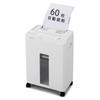 IRIS OHYAMA Auto Feed Shredder Commercial Shredder Micro Cross Cut 2 X 15 Mm Auto Reverse Function Automatic Shredding 60 Sheets Capacity With Casters