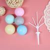 Hairball Cake Decoration Plastic Hairball Cake Cards Funny Birthday Party Decoration  Christmas