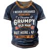 Casual O Neck Short Sleeve Tops Men 3D Letters Printed T Shirt Vintage Male Summer Outfit Tee Sportwear T Shirts