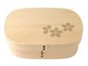 Humidity Control Function Wooden Bento Box X X 6cm 700ml Natural White Current Model J-kitchens 18.3cm 12.5cm