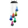Christmas Solar Wind Chime Light Outdoor Solar Powered Waterproof LED Wind Chime Color Changing