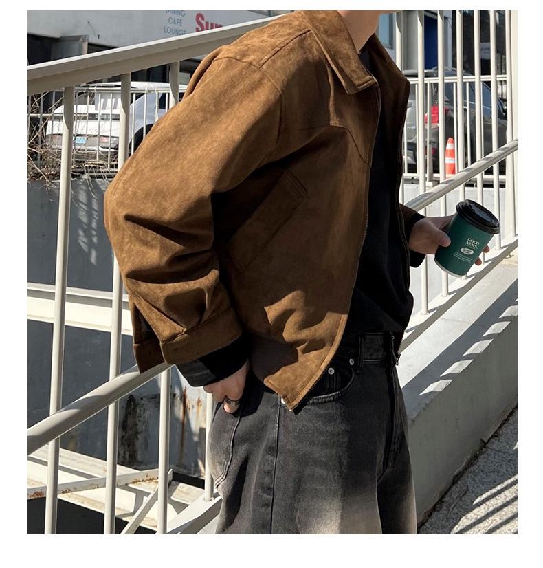 Мужская ретро-куртка свободного кроя в японско-американском стиле — повседневный стиль весна/осень