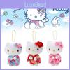 Keychain Kimono Plush Pendant Bag Decoration Tourist Souvenir Gift
