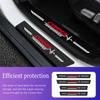 4 Pieces of Carbon Fiber Scratch Protection Stickers for Car Doorsill Suitable for Opel Corsa Scratch Resistant Car