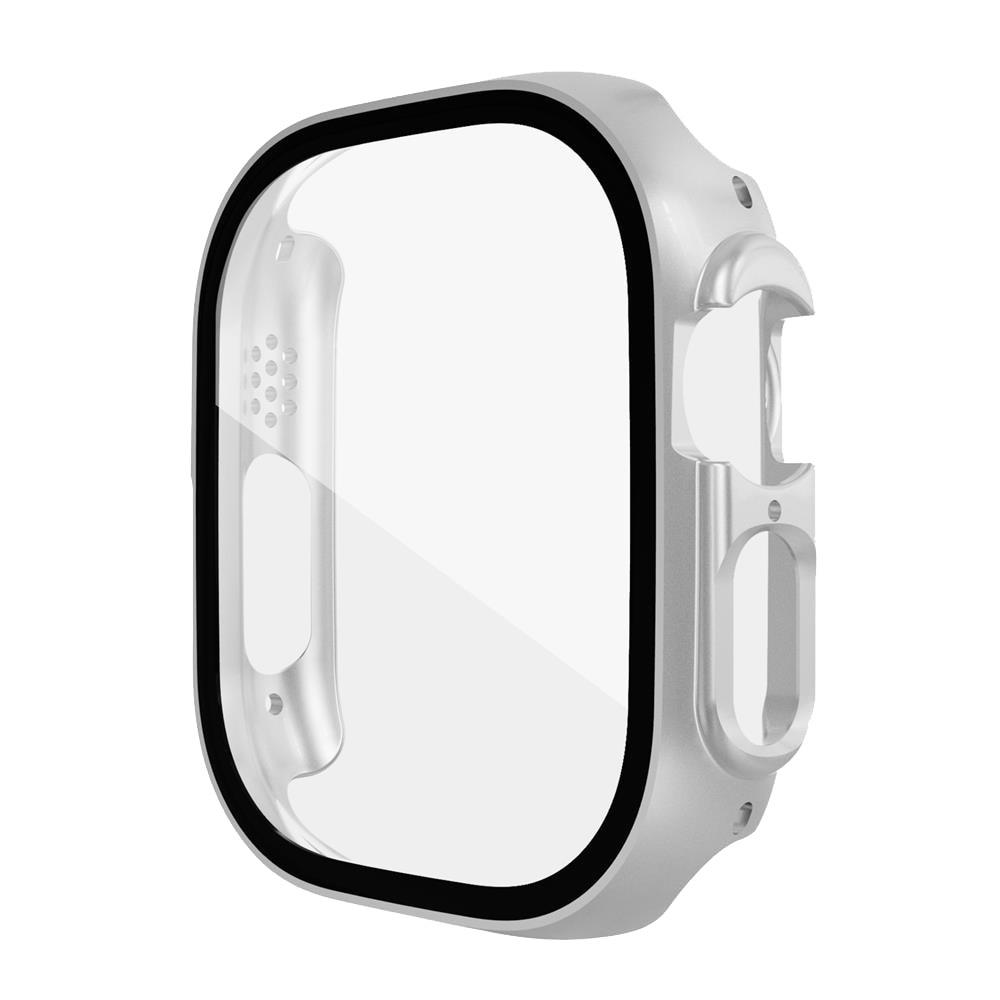 For Apple Watch Case Ultra PC Accessories Screen Protector Around Bumper Toughened Glass Series 8 Pro Apple Watch Case 49mm