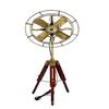 Standard Tripod Fan with Modern Wooden Tripod Stand Designer Fan Decoration