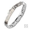 12 Germanium Bracelet for All Germanium [HACHI] Beads, 99.99% Purity, Men, Anti-static Bracelet, Magnetic, Tungsten, (silver, 20)